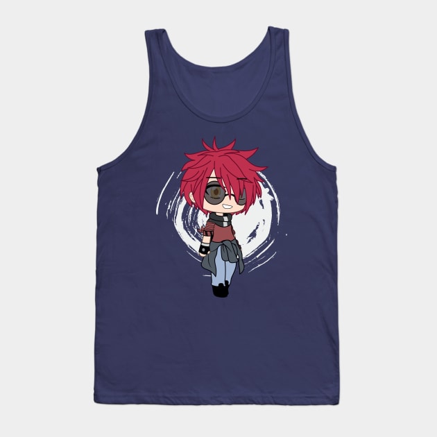 Gacha Life Wallflower Boy Remy Chan Tank Top by UwU Kitty